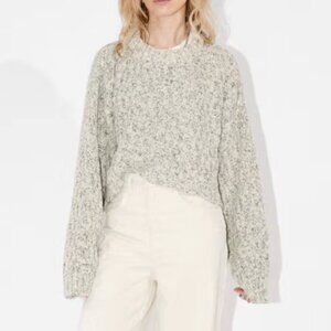 James Street Co Textured Black Sweater, XS